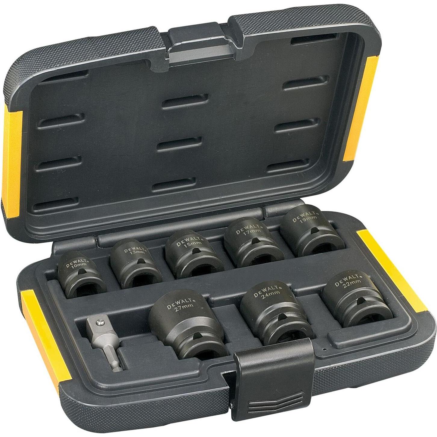 DeWalt, Steckschlüssel + Stecknuss, Schlagschrauber Nüsse Set