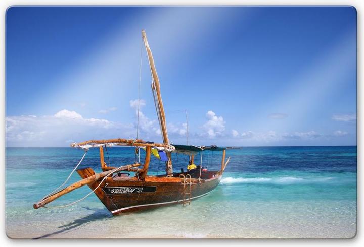 Produktbild Trenddeko Caribbean Sailboat (60 x 40 cm)