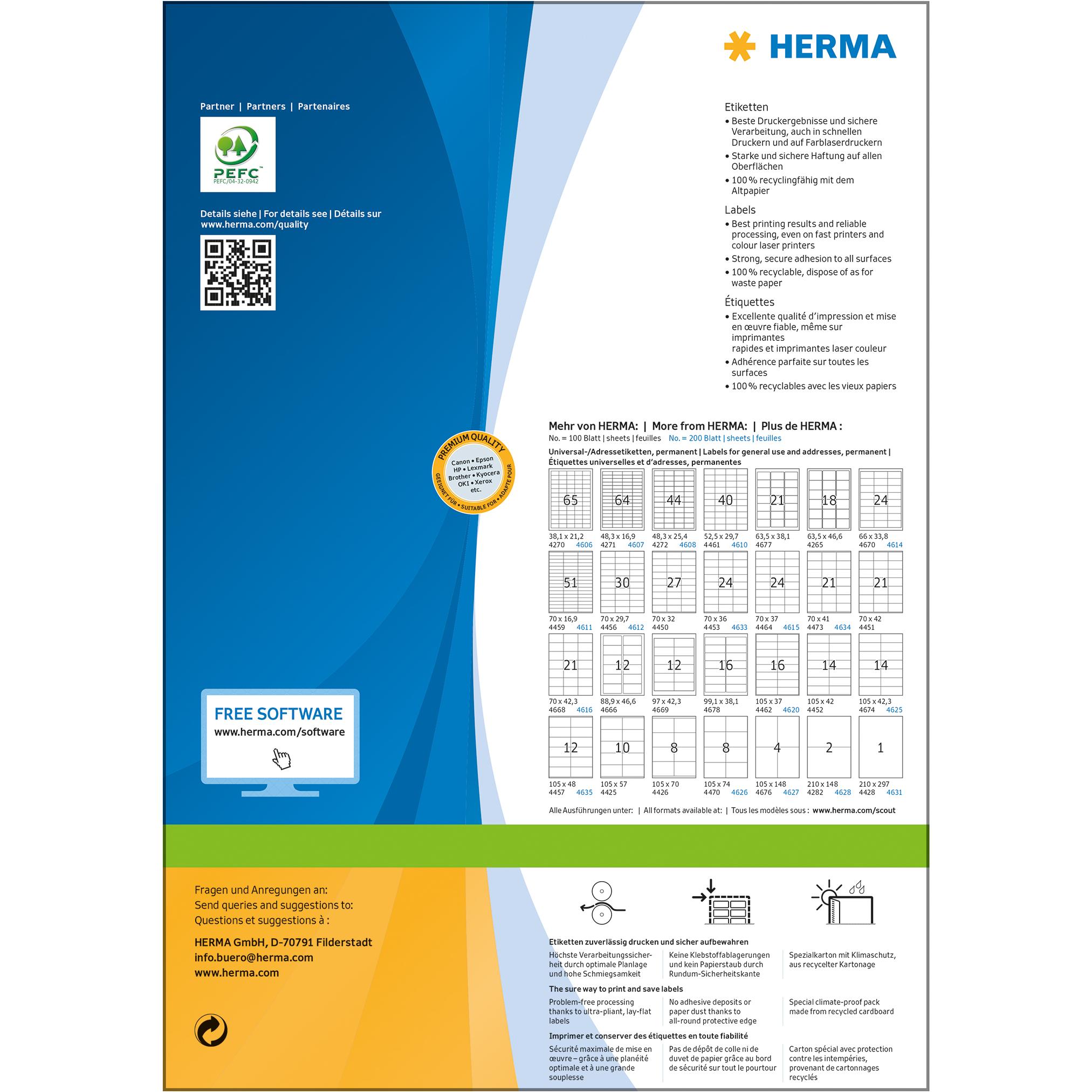 Thumbnail - Herma, Etiketten, Premium Etiketten Universal