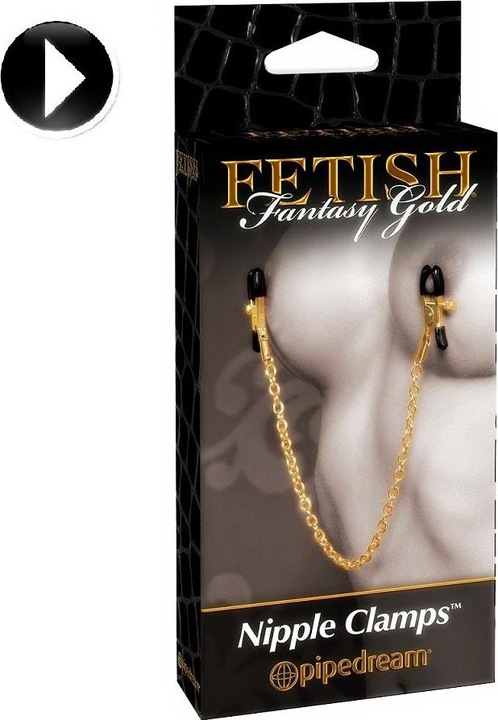 Actual product image Pipedream Nipple Chain Clamps