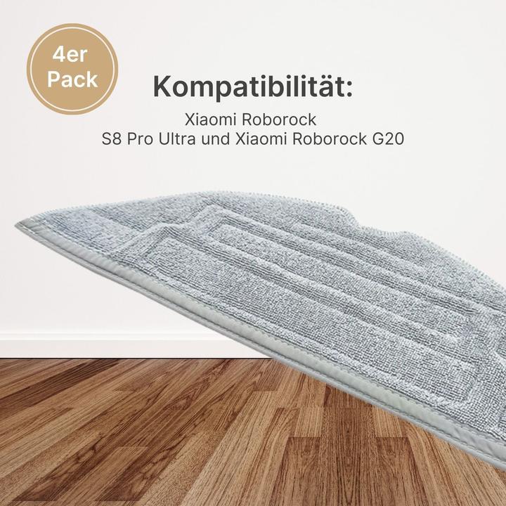 Produktbild Hermex Alternative Wischtücher zu Xiaomi Roborock S8 Pro Ultra G20