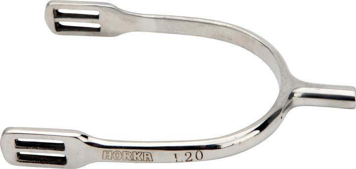 Horka Éperon plat fin acier inoxydable