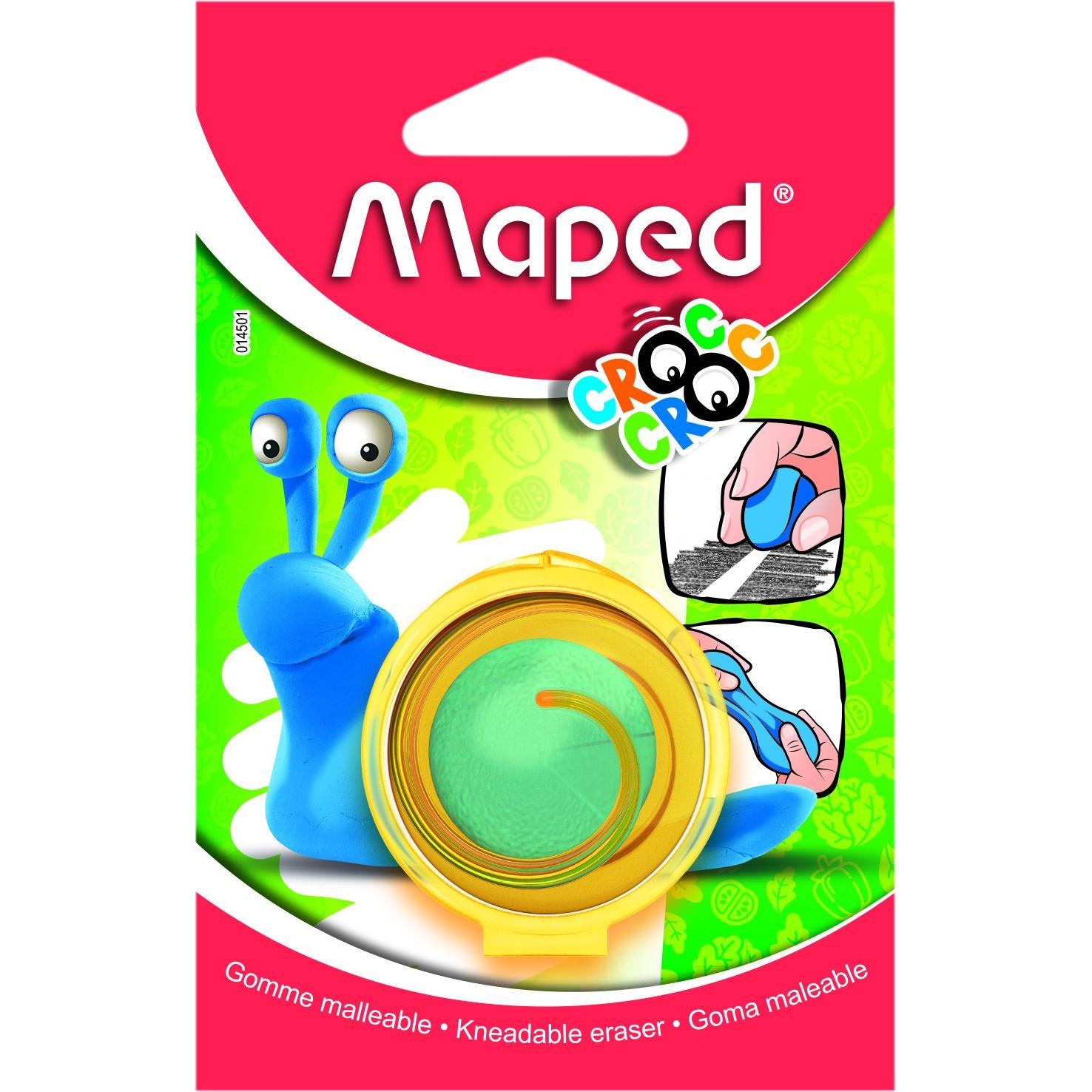 Maped, Korrekturmittel, Knetgummi-Radierer CROC CROC, runde Schutzbox