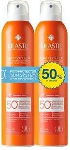 Immagine prodotto Rilastil Sun System Dry Touch Spray Spf 50 2x200ml (Spray solare, SPF 50, 200 ml)