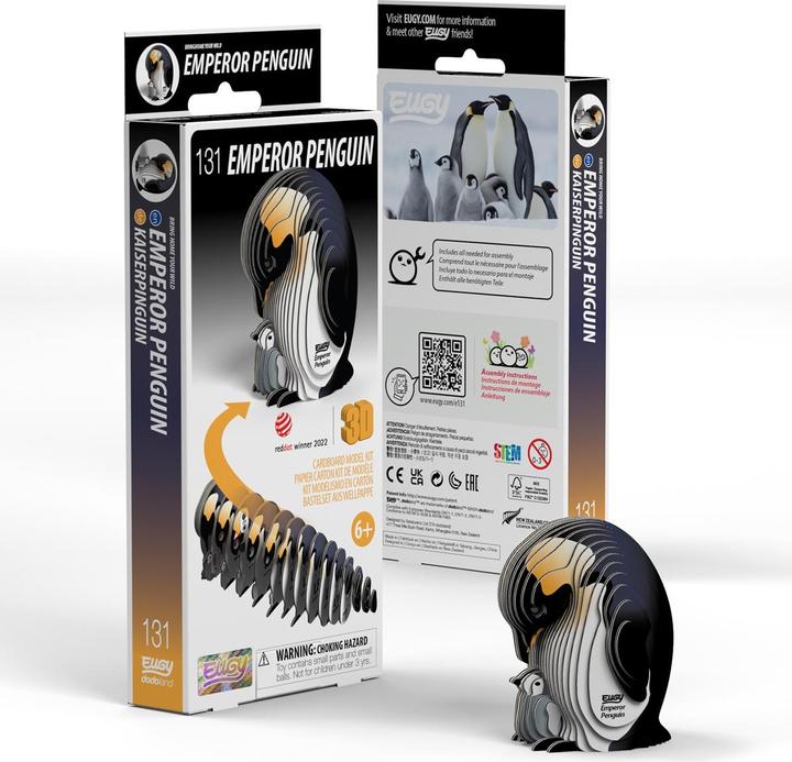 Produktbild Eugy 3D Bastelset Kaiserpinguin