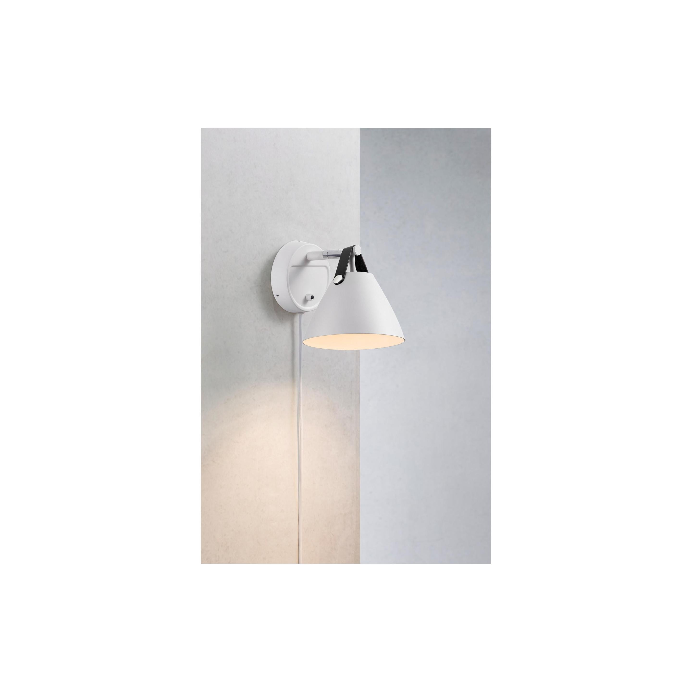 Thumbnail - Nordlux, Wandleuchte + Deckenleuchte, Wandleuchte Strap 15, Schwarz (GU10)