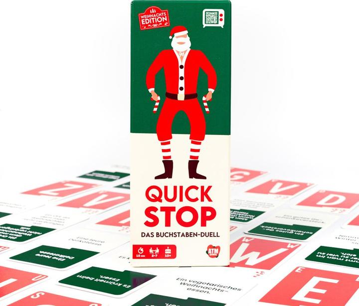 Image du produit ATM Gaming Quickstop Weihnachtsedition - Das Buchstaben-Duell (Allemand)