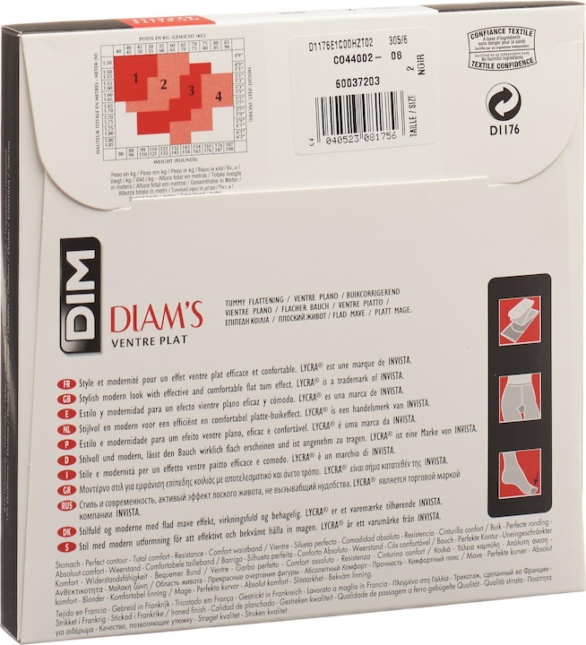 Produktbild DIM Diam’s Ventre Plat (25 DEN, 38 - 40)