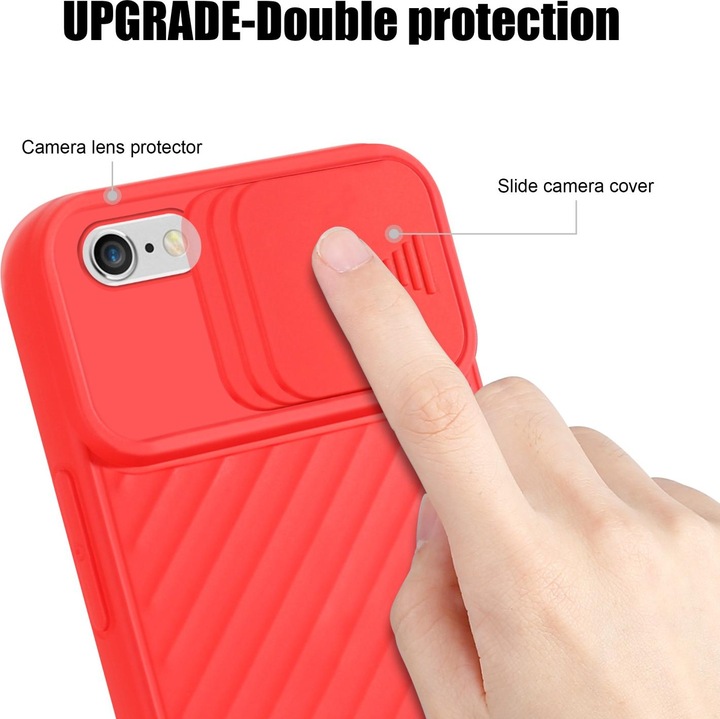 Image du produit Cadorabo Couverture TPU avec protection pour appareil photo (Apple iPhone 6 Plus)