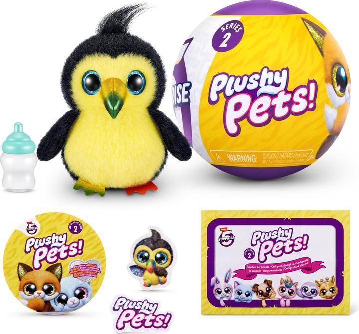 Image du produit Zuru 5 Surprise - Plushy Pets - Série 2 - 1 pièce