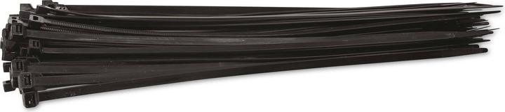 Actual product image KSS Range of cable ties polyamide 6.6, black, 380x7.6, UV-resistant, 100 pcs. (Plastic cable ties, 380 mm, 100 pcs.)