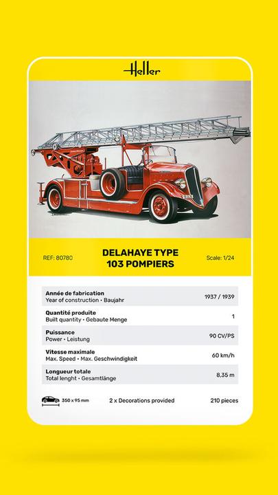 Produktbild Heller Delahaye Type 103 Pompiers