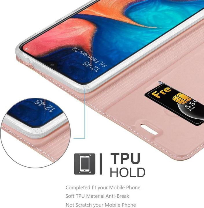 Actual product image Cadorabo Book Classy Style Cover (Samsung Galaxy A10e, Samsung Galaxy A20e)