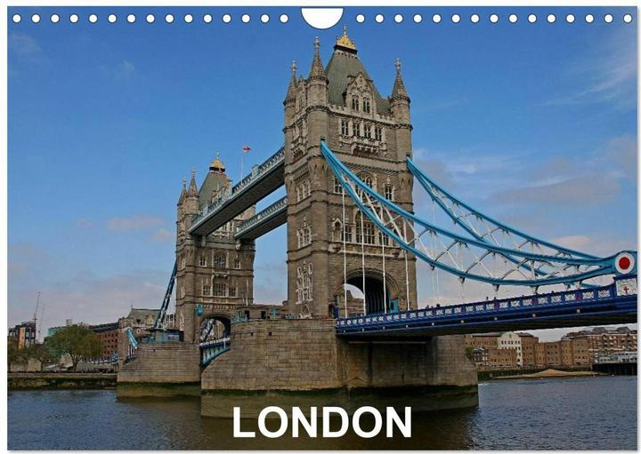 Produktbild London (Wandkalender 2026 DIN A4 quer), Monatskalender (A4)