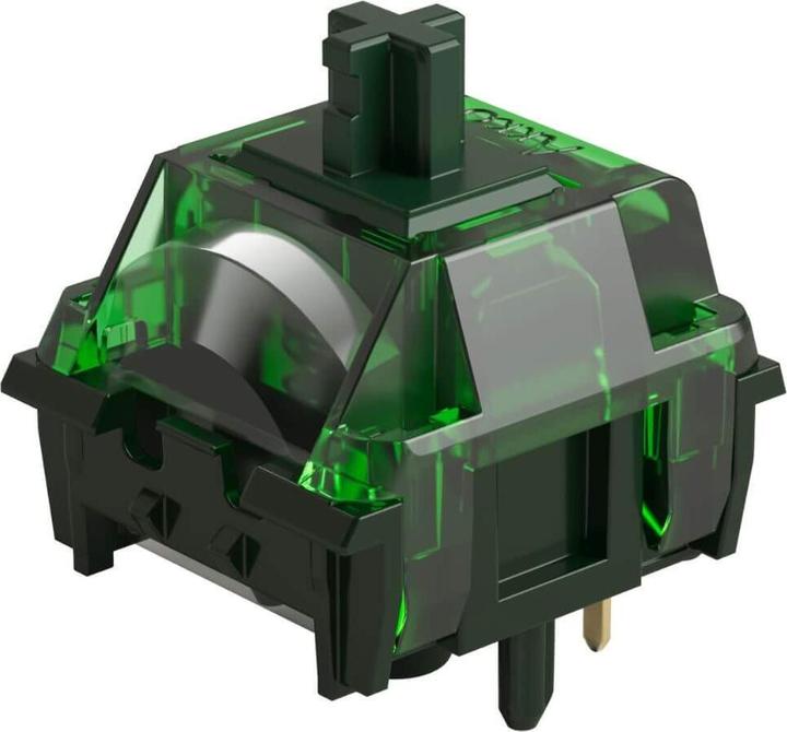 Akko Monsgeek Green Fog Switch, mechanisch, 3-Pin, linear, MX-Stem, 60g - 45 Stück