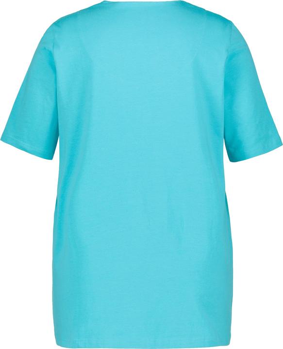Produktbild Ulla Popken T-Shirt, A-Linie, Tunika-Ausschnitt, Halbarm (56)