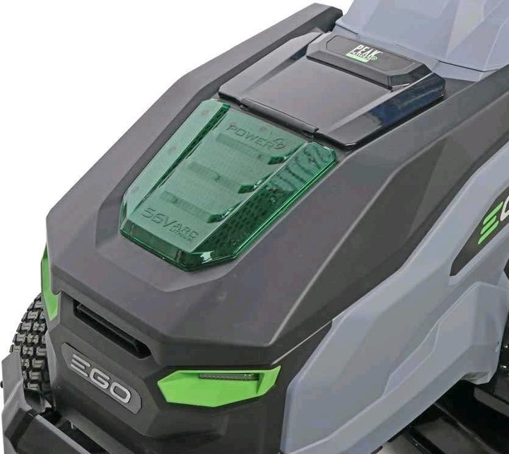 Actual product image EGO TR 3801 E B Cordless ride-on mower with grass collector (Rechargeable battery operated)