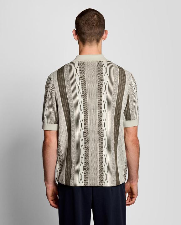 Produktbild Lyle and Scott Jacquard-Brocade-Strickhemd (XL)