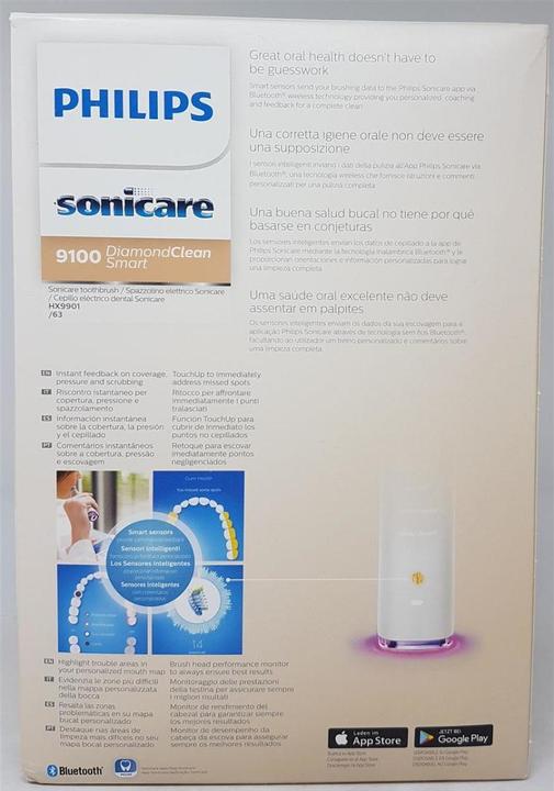 Produktbild Philips Sonicare HX9901/63 Sonicare Diamondclean Smart 9100 Elektrische Schallzahnbürste, App, Rosegold