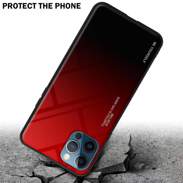 Produktbild Cadorabo TPU 2 Farben Glas Cover (Apple iPhone 12, Realme 12 Pro+)