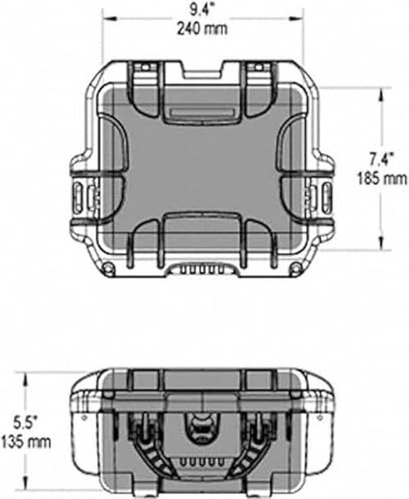 Image du produit Nanuk Mallette plastique 905 - vide Orange (6.30 l)