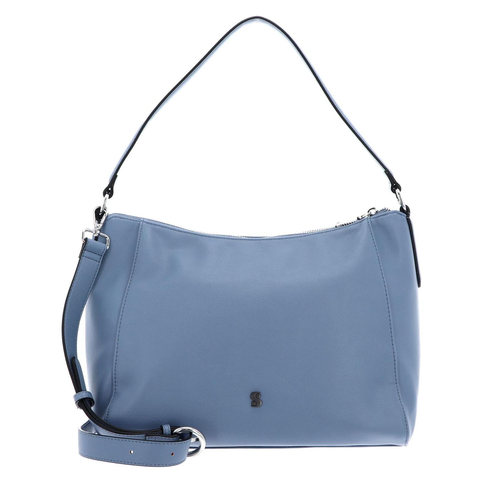 S.Oliver, Damen, Handtasche, Shoulder Bag, Blau, Grau