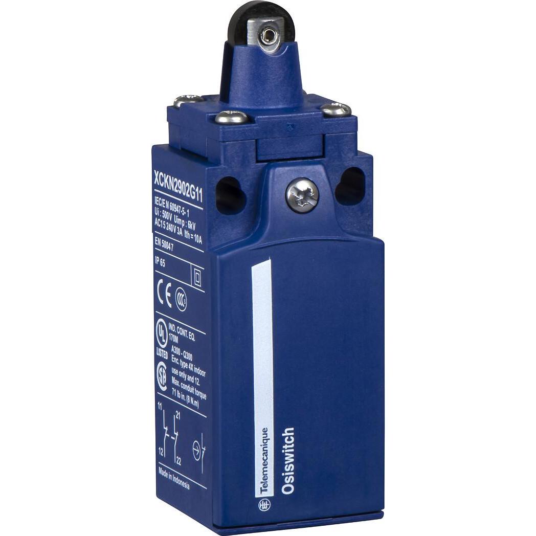 TE Sensors, Quadro elettrico portatile, Limit Switch 1NO1NC PG11 Roller Plunger