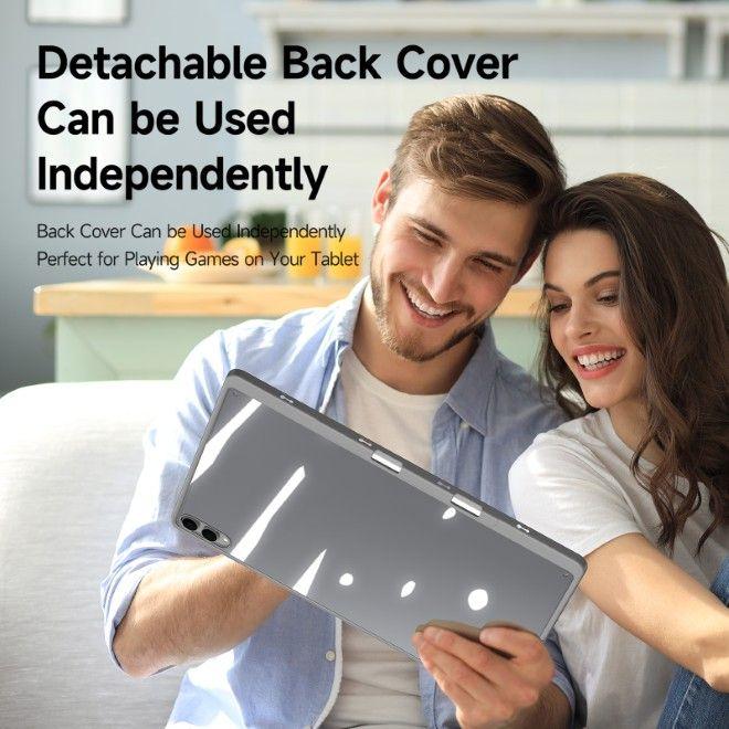 Immagine prodotto Samsung Galaxy Tab S11 Ultra - Ducis Domo Series, aufstellbares Flip-Etui, Grau (Samsung Galaxy Tab S11 Ultra)