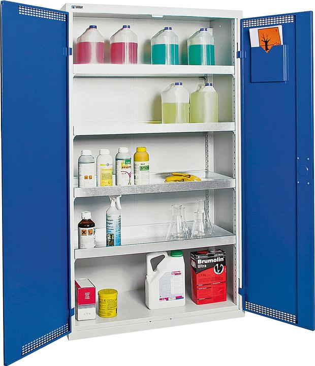 Produktbild kaiserkraft Umweltschrank, Türen gelocht (100 cm, 180 cm)