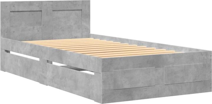 Actual product image VidaXL Bed frame with headboard (100 x 200 cm)