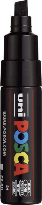 Actual product image Posca Bold Marker PC-8K (Black, 8 mm, 1 x)