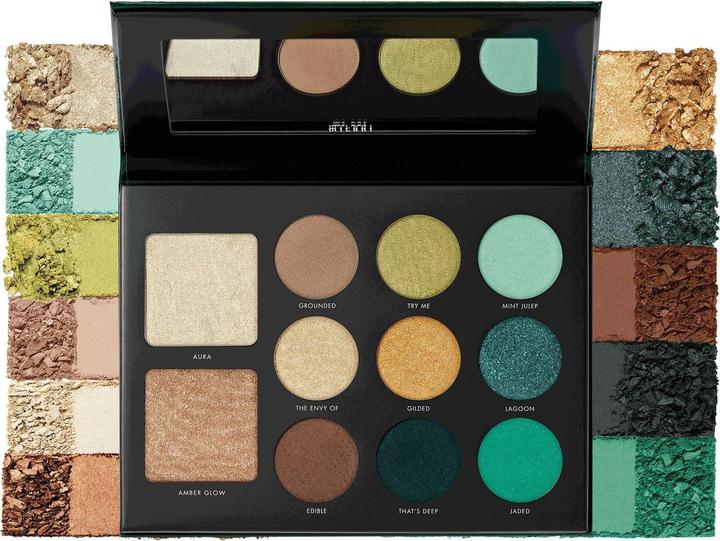 Milani Gilded Jade Hyper-Pigmented Eye & Face Palette -- Lidschatten- & Highlighter-Palette