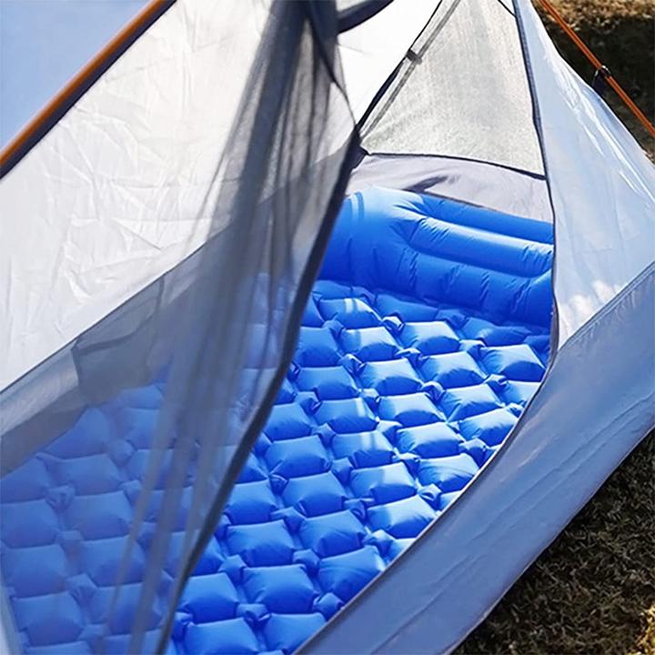 Produktbild Stride Aufblasbare Isomatte, 195x61x6cm, mit Fusspumpe, blau