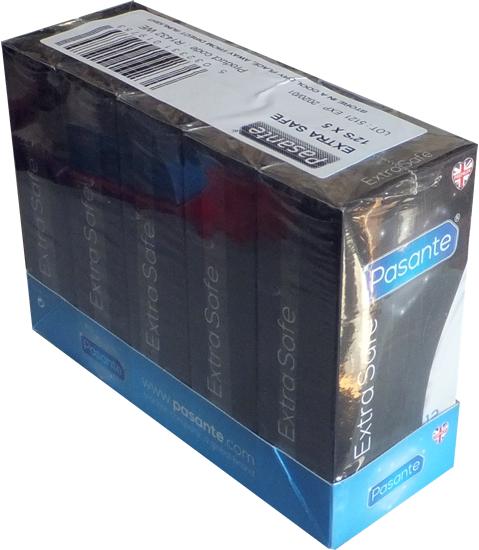 Produktbild Pasante Extra Safe» (Vorteilspack!) 5x12 extra starke Kondome für härtere Beanspruchungen (60 Stk.)