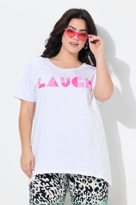 Immagine prodotto Angel of Style T-Shirt, A-Linie, leuchtender Schriftzug LAUGH (54)