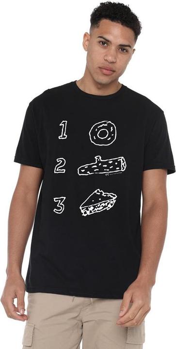 Actual product image Twin Peaks Mens Pie Log Donut T-Shirt (XL)