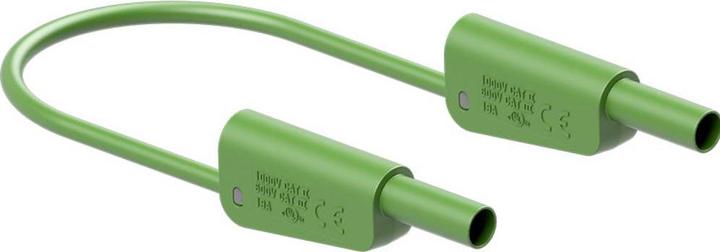 Actual product image Stäubli SLK-4N-S25 Measuring cable ( - ) 50 cm Green 1 pc.