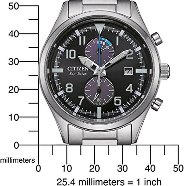 Immagine prodotto Citizen Cronografo Eco-Drive CA7028-81E -rannekello (Cronografo, 43 mm)