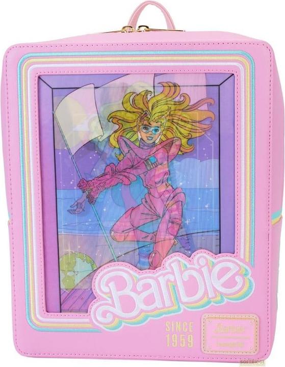 Loungefly Mattel by Rucksack Mini Barbie 65th Anniversary Doll Box