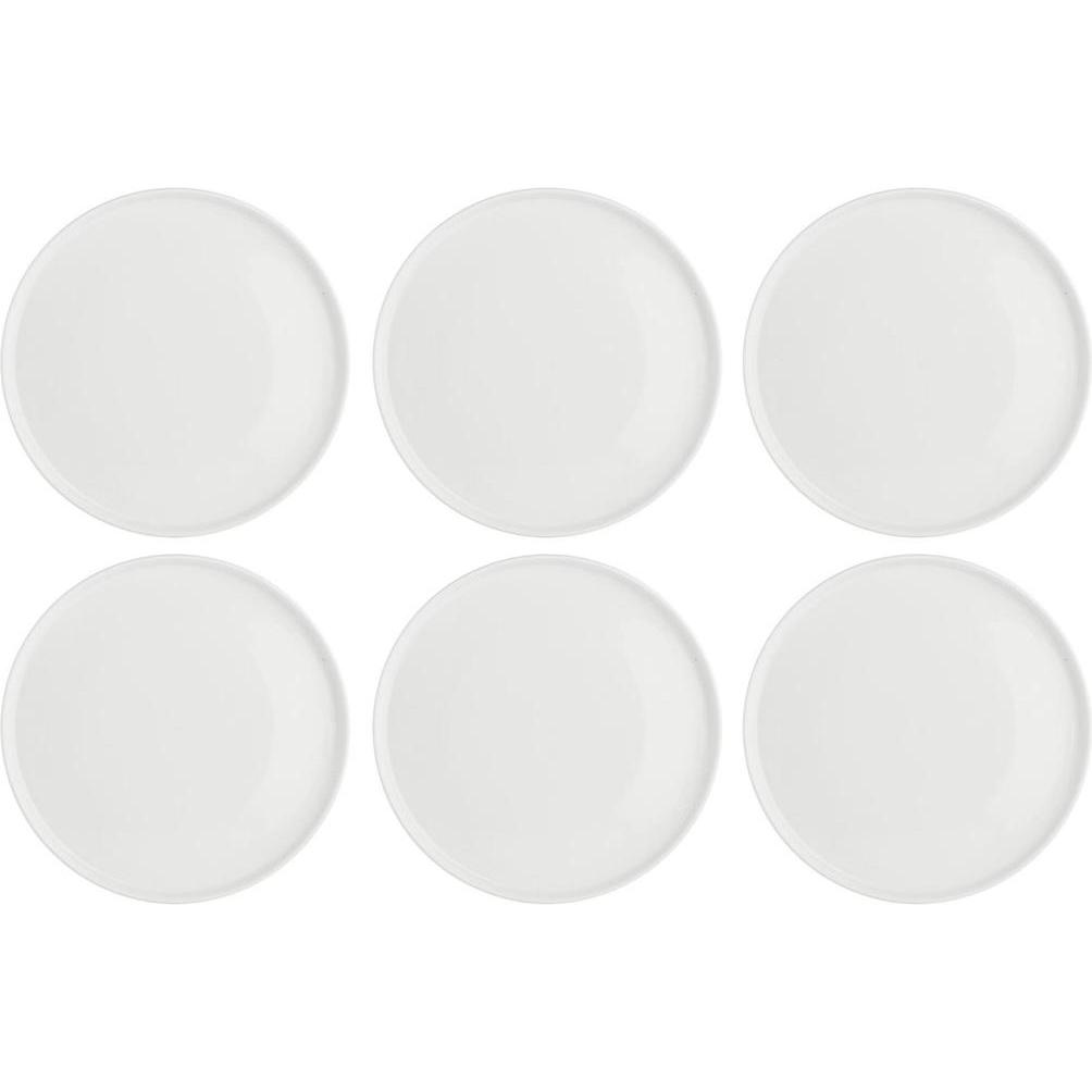 La Porcellana Bianca, Geschirrset, Set mit 6 Essenziale Gourmet Speisetellern - Weiss 26 cm (6 Stück)