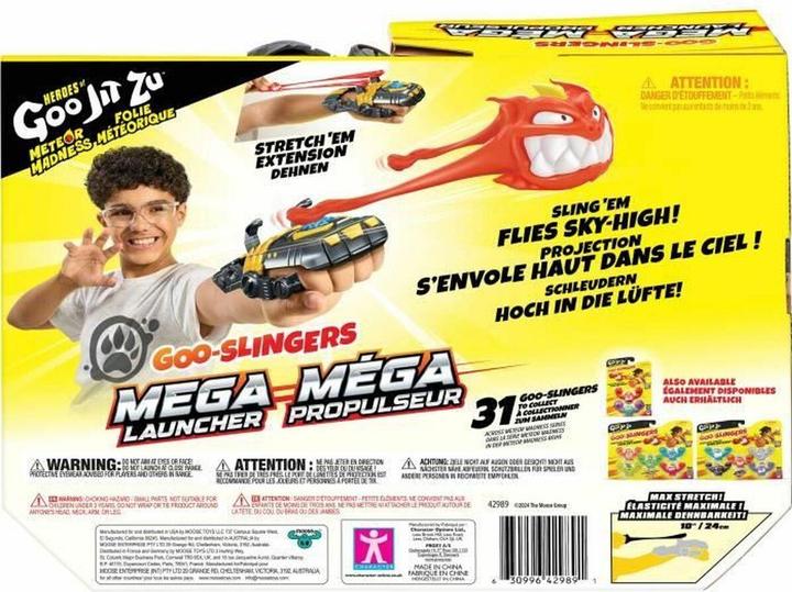 Produktbild Moose Heroes of Goo Jit Zu Meteor Madness Dehnabre Figuren Zubehör Set Goo Slingers Mega Launcher 11 cm