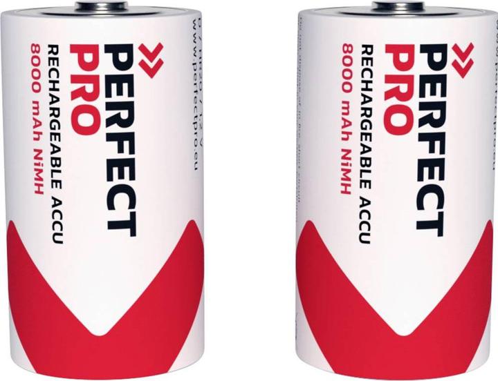 Produktbild PerfectPro Akku D 2 Stück (2 Stk., 8000 mAh)
