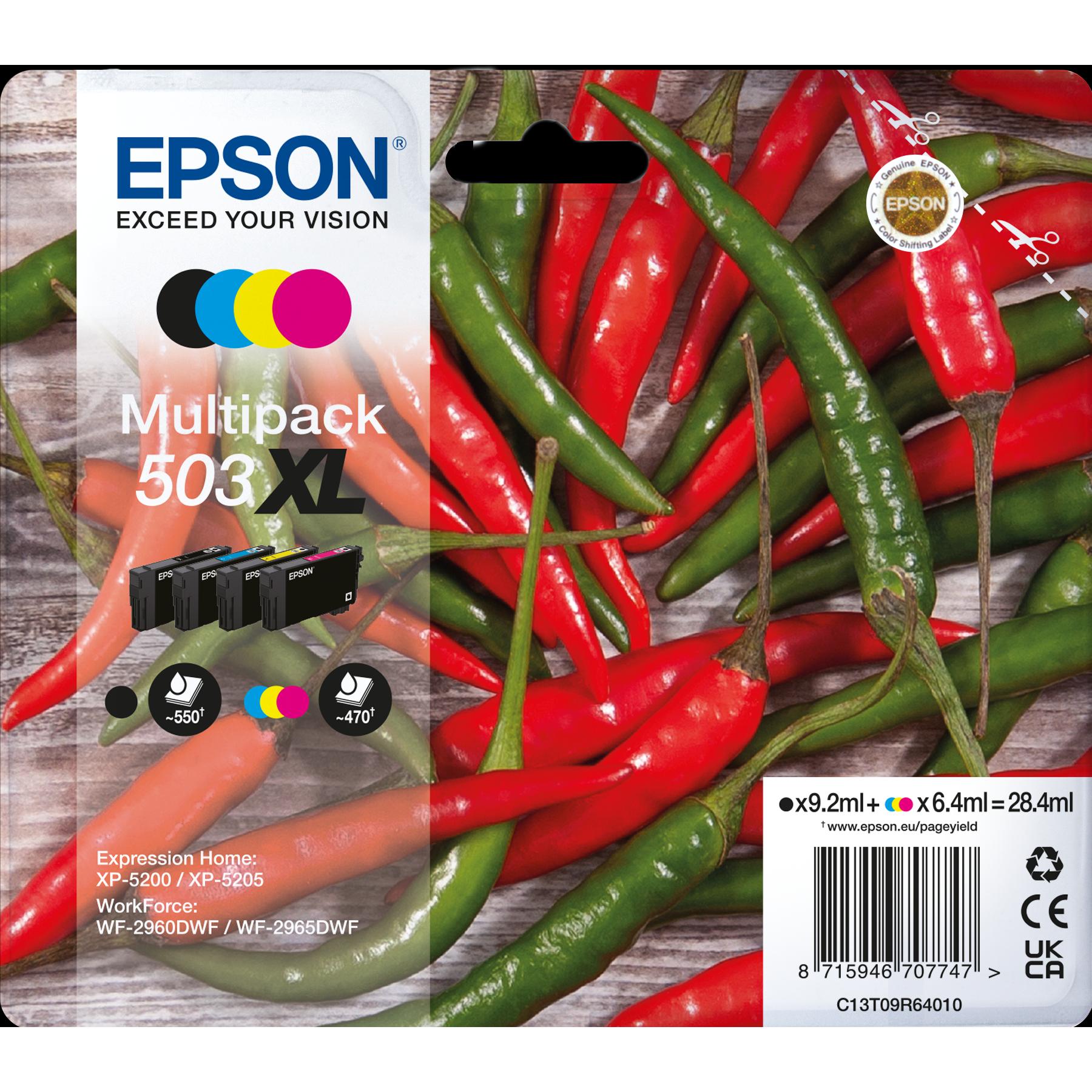 Epson, Druckerpatrone, 503XL CMYK SEC (M, C, Y, BK)