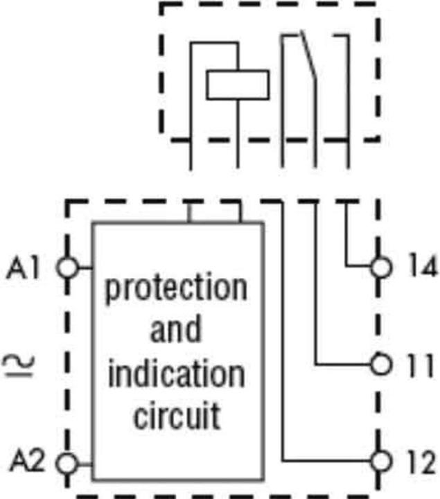 Actual product image Finder Relay module el module, series 38 (6.2 mm wide)