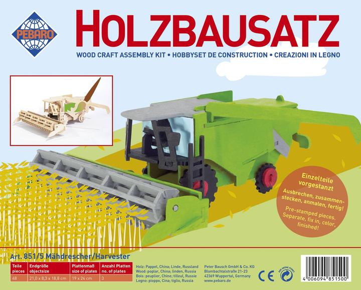 Image du produit Pebaro COMPOSITION BOIS "Moissonneuse-batteuse