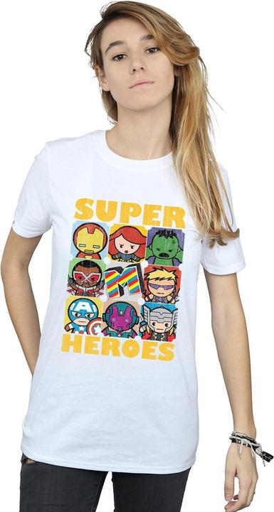 Immagine prodotto Kawaii Super Heroes Maglietta Ampia Donna (S)