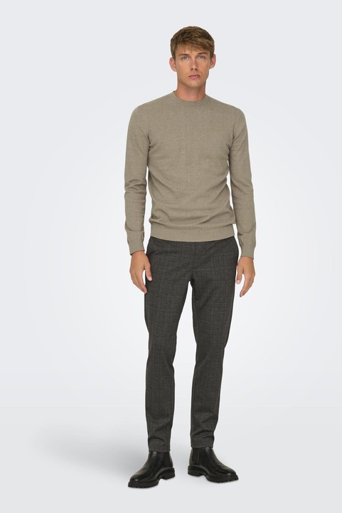Produktbild Only & Sons Normal geschnitten Rundhalsausschnitt Pullover Strickpullover (M)