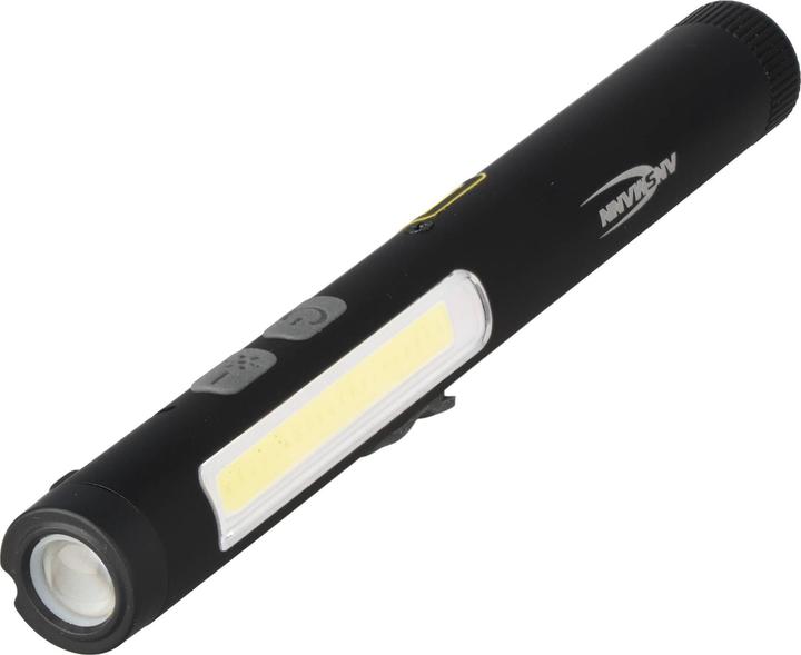 Actual product image Ansmann Stiftleuchte Penlight 4in1R – wiederaufladbare LED-Stiftlampe mit UV-Licht und Laserpointer (16.80 cm, 600 lm)