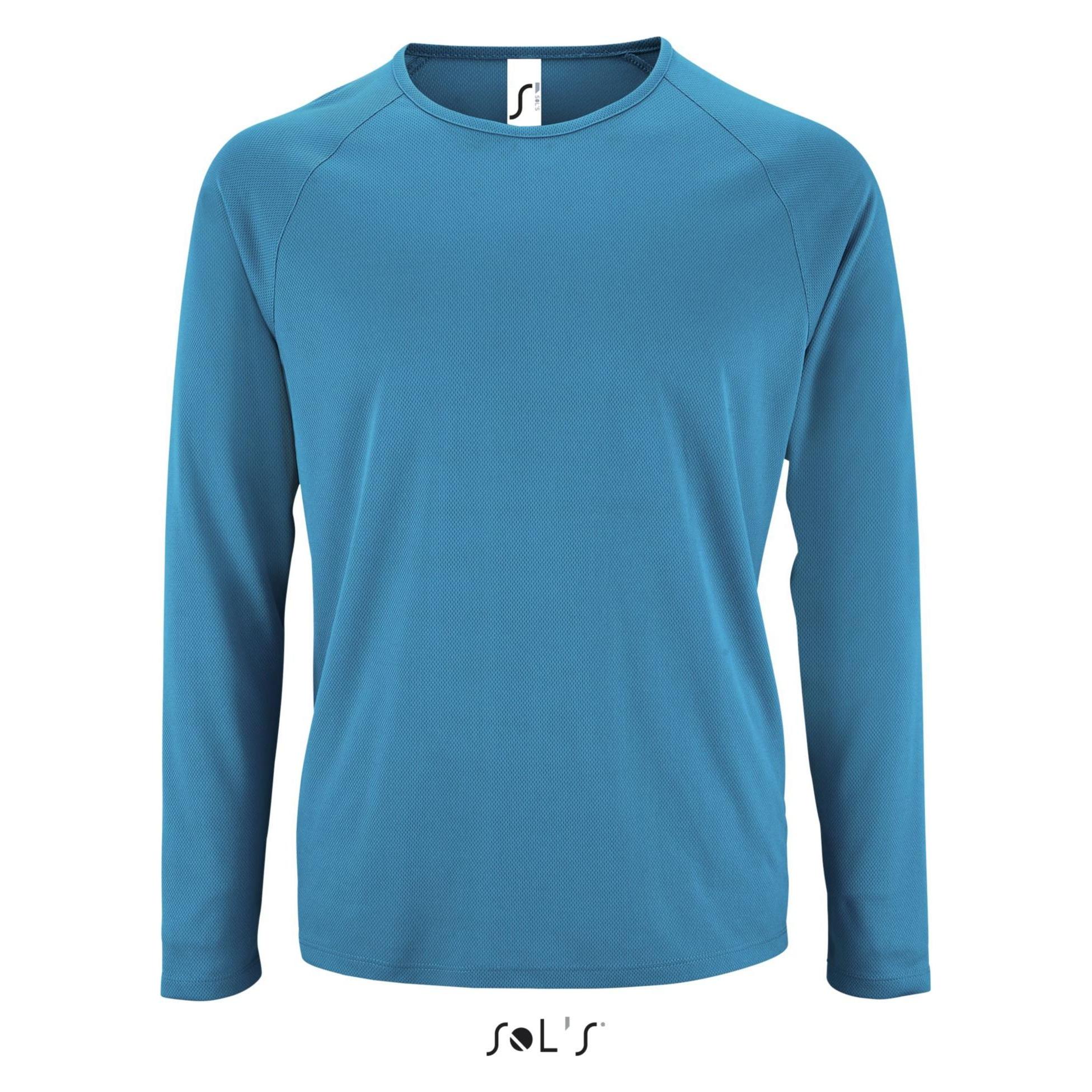 Sol's, Herren, Sportshirt, T-shirt (Xl), Blau, Xl