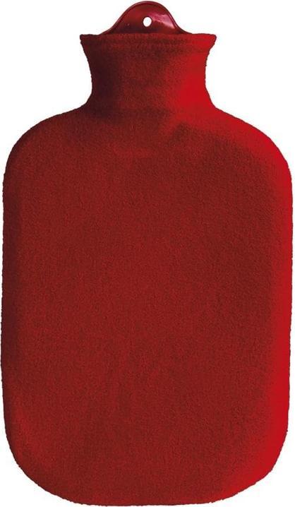 Immagine prodotto Universal Textiles Sanger Contour Wärmflasche mit Deckel Rot 2L (2 l, Fiaschetta da letto con coperchio)